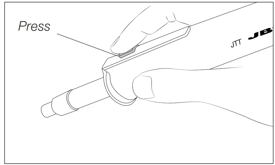 JBC JTU Hot Air Control Unit - Tool button