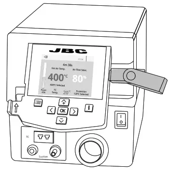 JBC JTU Hot Air Control Unit - fig 9