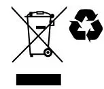 volkano Wired Keyboard and Mouse Combo Instruction Manual - Disposal and Recycle icon