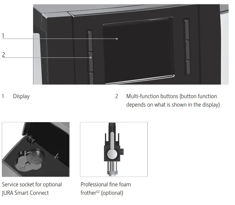 MY COFFEE SHOP Jura WE8 Coffee Machine - overview 2
