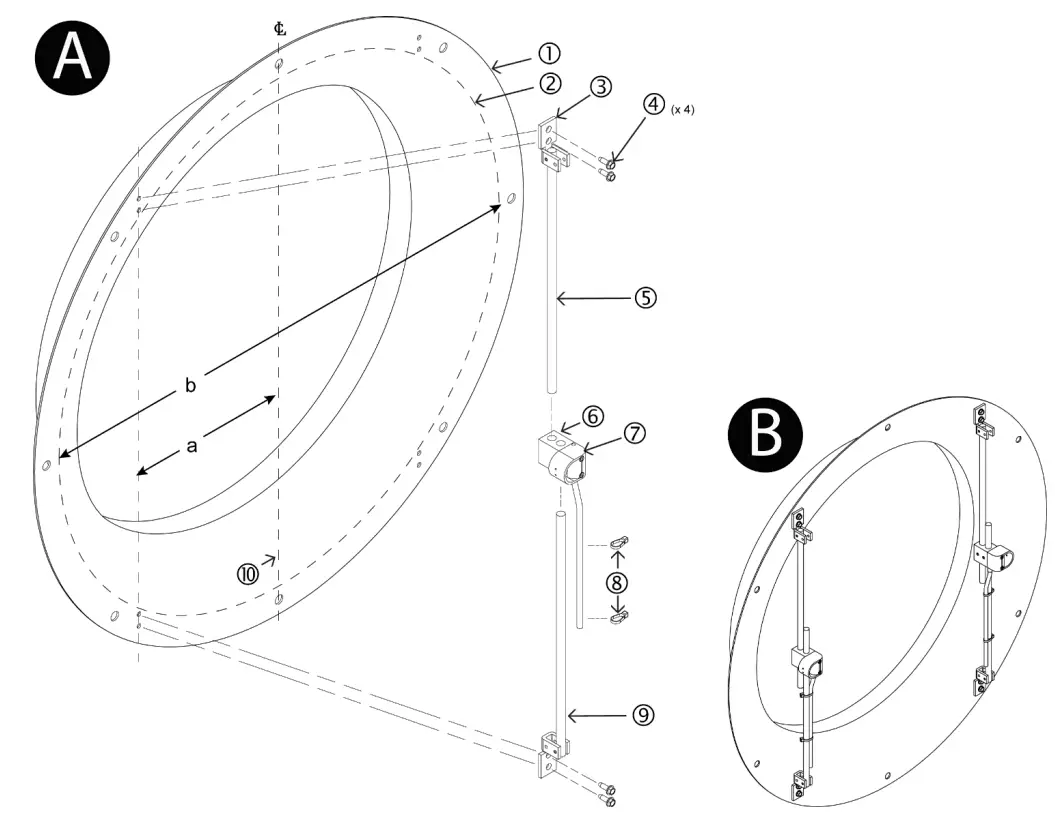EBTRON HTx104 F SWSI or DWDI Fan Airflow Measurement - parts