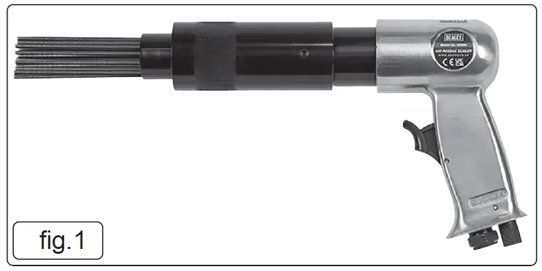 SEALEY-SA501-Air-Needle-Scaler-Pistol-Type-fig2