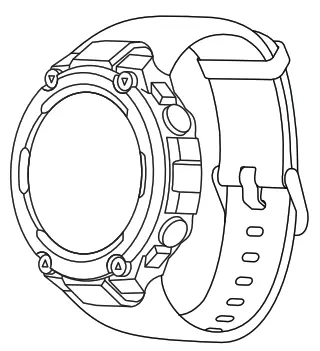Smartwatch with the band × 1