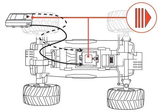 NEW BRIGHT 60877 RC Monster Car FIG 4