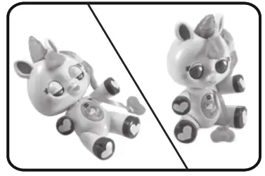 vtech 518103 Sparkle and Shine Unicorn - sensors