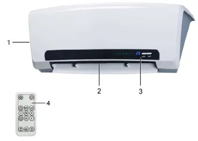 Ardes AR4W08P Ceramic Waterproof Heater for Wall Mounting-fig2