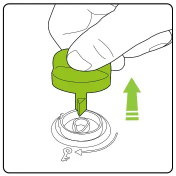 Gtech SLM50 Small Lawnmower - The safety key 2
