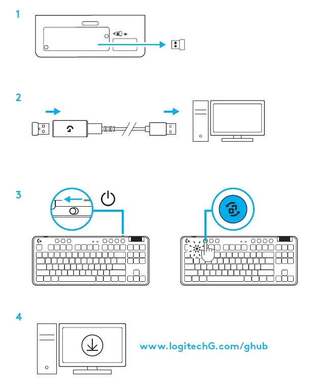 logitech G715 Wireless Mechanical Gaming Keyboard 1