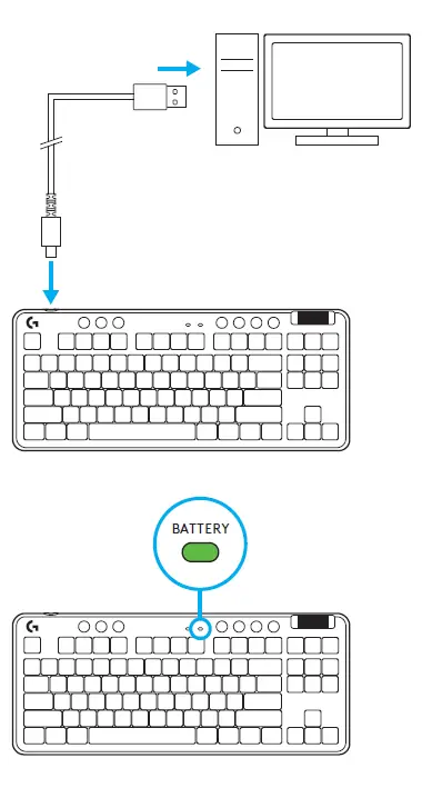 logitech G715 Wireless Mechanical Gaming Keyboard 3