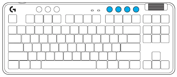 logitech G715 Wireless Mechanical Gaming Keyboard 4