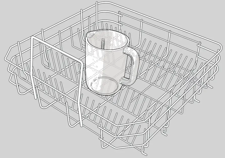 smeg BLF01WHUS 50's Retro Style White Blender - blender jug