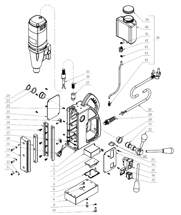 SCHIFLER SWC 40 Magnetic Drilling Machine - fig 12