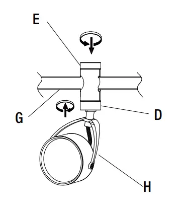 CRESSWELL 6 Light Integrated LED Flex Track - Fig 11