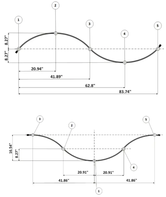 CRESSWELL 6 Light Integrated LED Flex Track - Fig 14