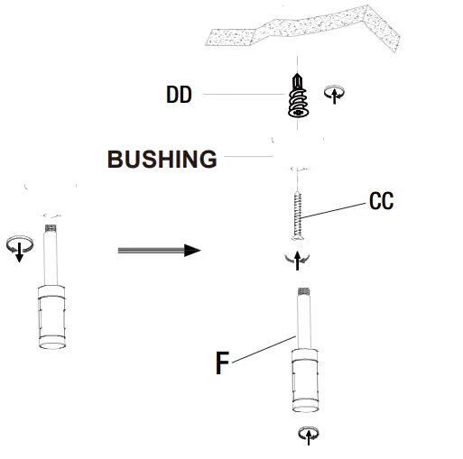 CRESSWELL 6 Light Integrated LED Flex Track - Fig 3