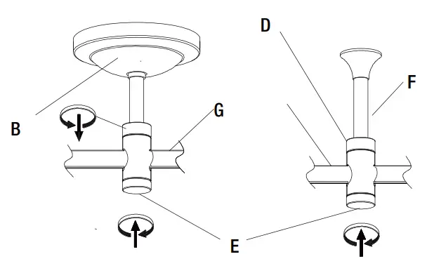 CRESSWELL 6 Light Integrated LED Flex Track - Fig 8