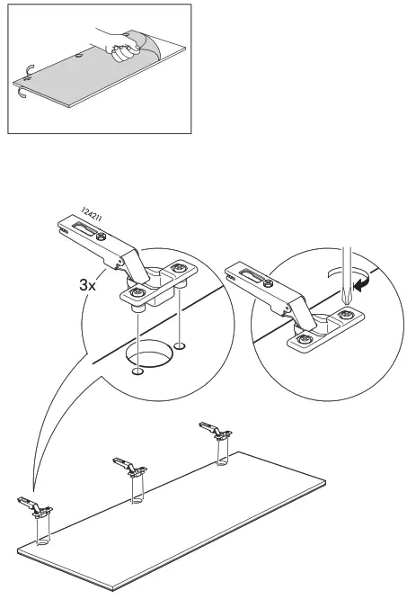 IKEA GODMORGON Wall cabinet with 1 door - high-gloss white 40x14x96 cm - 14