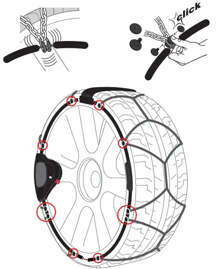 K NIG 2019800949 Reflex Edge Snow Chains 2