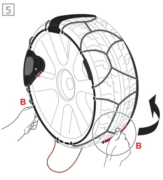 K NIG 2019800949 Reflex Edge Snow Chains 7