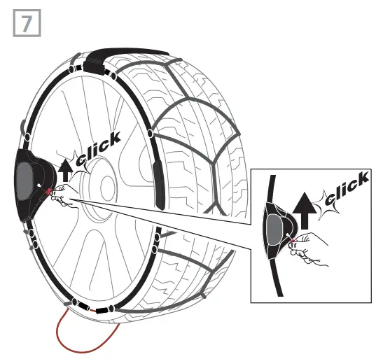 K NIG 2019800949 Reflex Edge Snow Chains 9