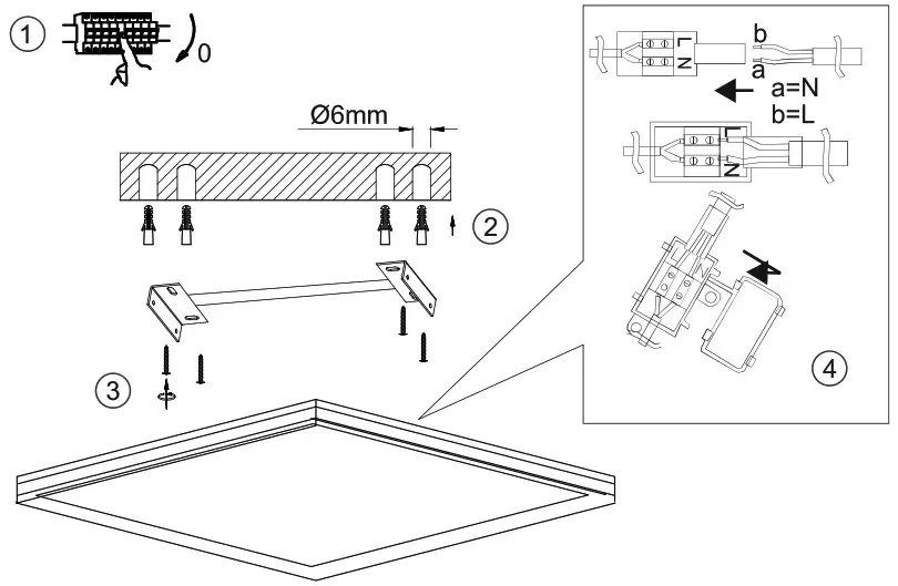 Leuchten Direkt 14110 18 LED Ceiling Light RGBW Mario - Product Overveiw 3