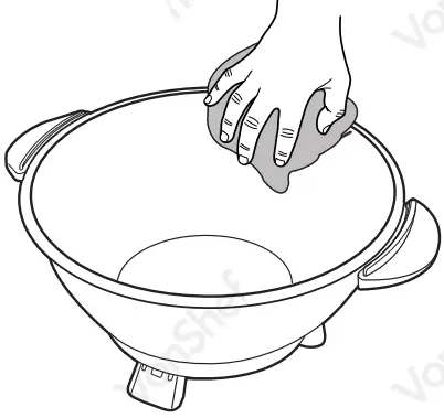 VonShef 2000059 9000200 Electric Wok Non-Stick Frying Pan-fig3