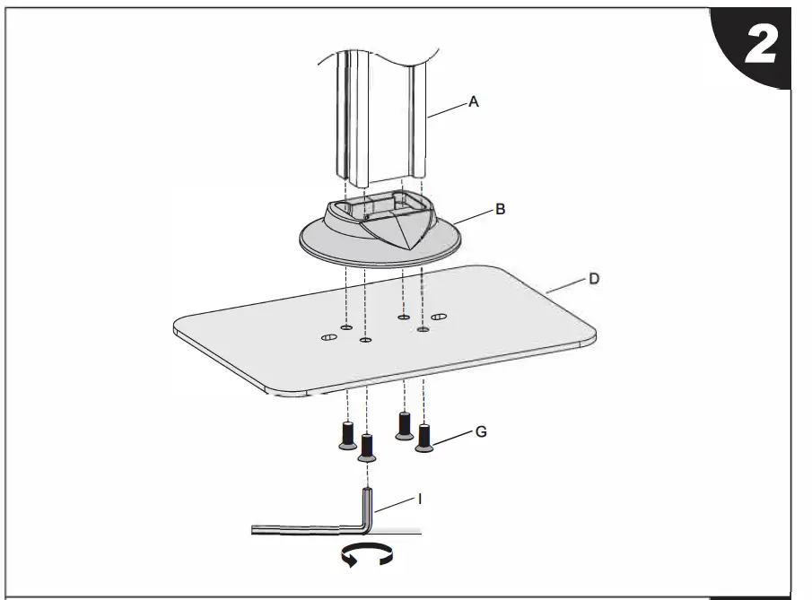 KIMEX 091-4002 Floor Stand for Tablet fig 3