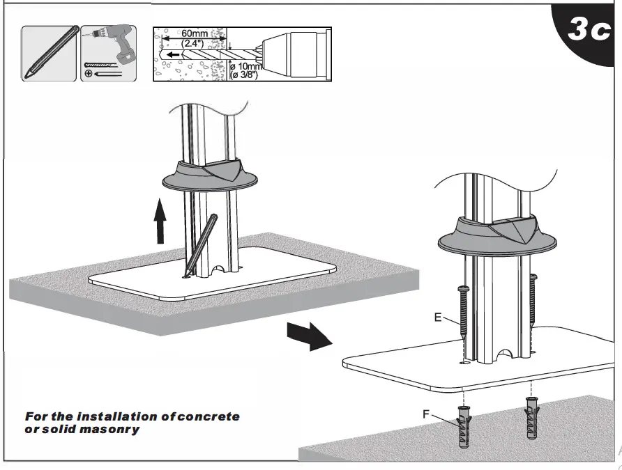 KIMEX 091-4002 Floor Stand for Tablet fig 6