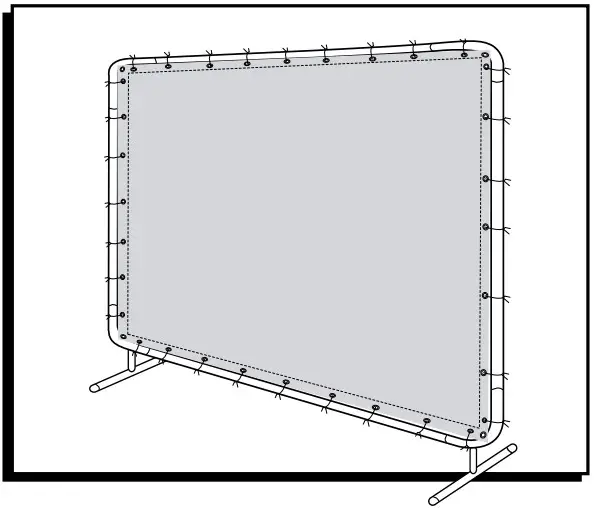 ULINE H-6124 Welding Screen -