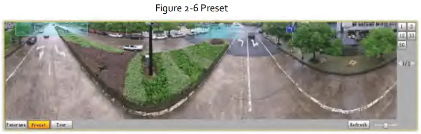 Zhejiang Dahua Vision Technology DH-SD2AY Network PT Camera Web 3.0 - Figure 2-6 Preset