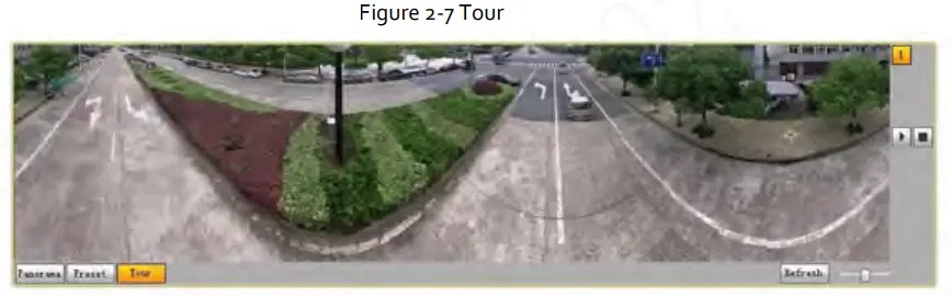 Zhejiang Dahua Vision Technology DH-SD2AY Network PT Camera Web 3.0 - Figure 2-7 Tour