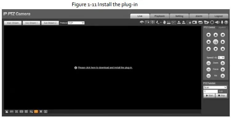 Zhejiang Dahua Vision Technology DH-SD2AY Network PT Camera Web 3.0 - Install the plug