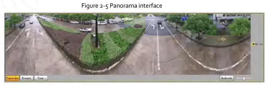 Zhejiang Dahua Vision Technology DH-SD2AY Network PT Camera Web 3.0 - Panorama interface1