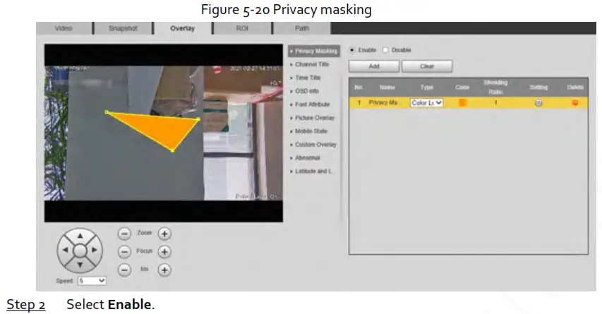 Zhejiang Dahua Vision Technology DH SD2AY Network PT Camera Web 3.0 - fig 5
