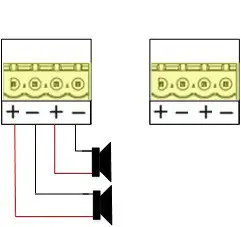 biamp Tesira AMP 450P Amplifier - Amplifier Output and Wiring 2
