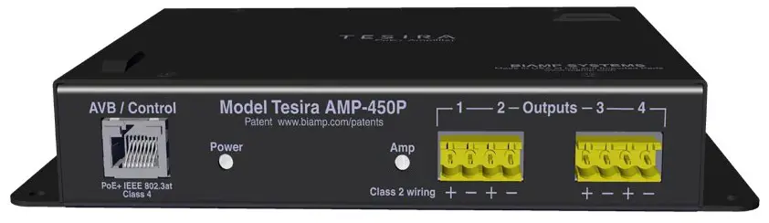 biamp Tesira AMP 450P Amplifier - Cover