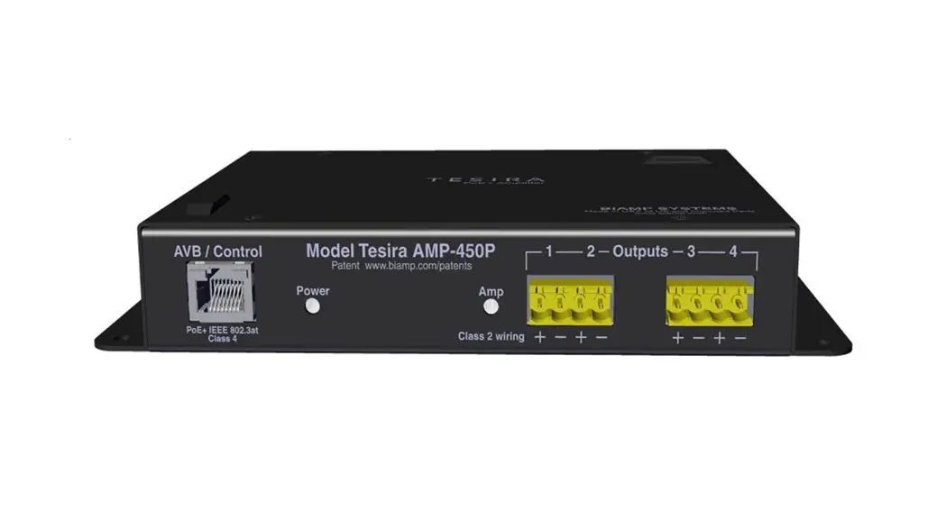 Biamp Tesira Amp-450p Amplifier Biamp Tesira Amp-450p Amplifier