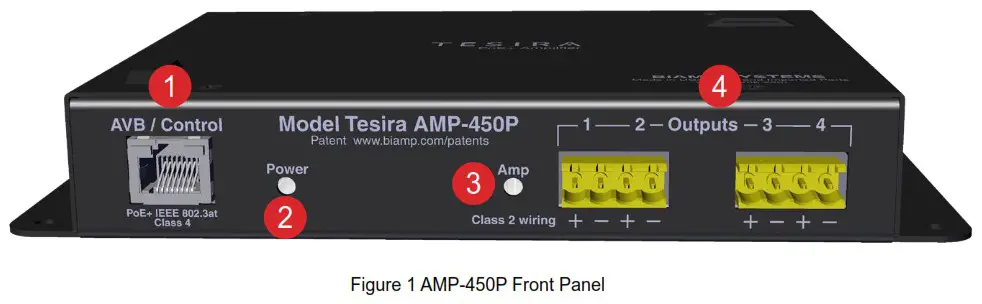 biamp Tesira AMP 450P Amplifier - SETUP AND USE