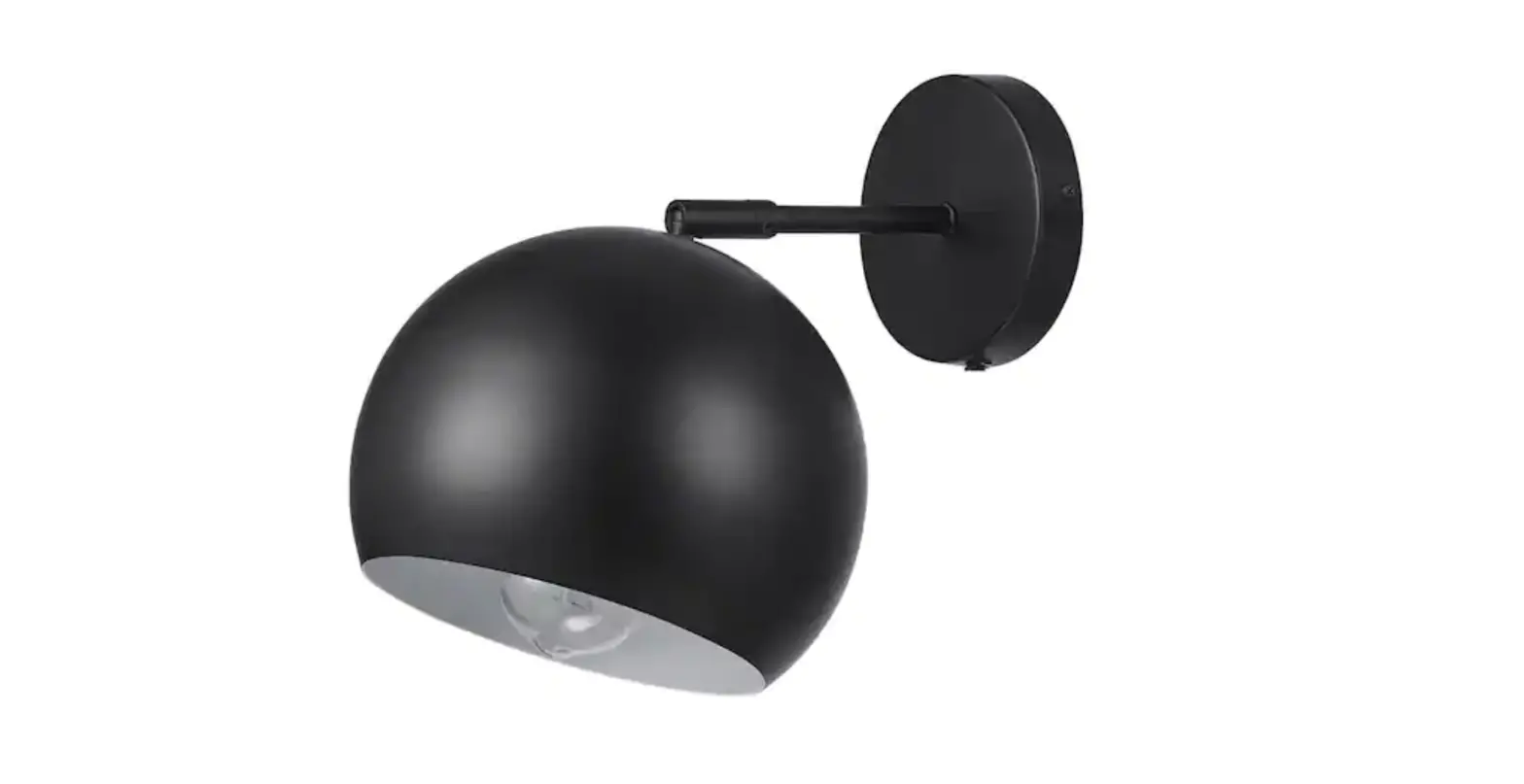 Globe 91002201 Black Plug-in Or Hardwire Wall Sconce Installation Guide Globe 91002201 Black Plug-in Or Hardwire Wall Sconce Installation Guide