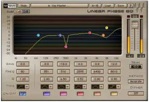 WAVES Linear Phase EQ Software Audio Processor