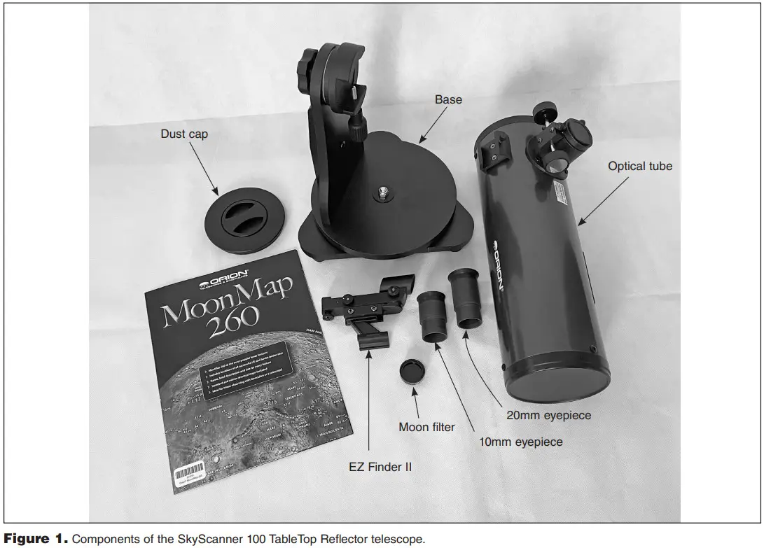 ORION 10012 SkyScanner 100mm TableTop Reflector - Figure 1