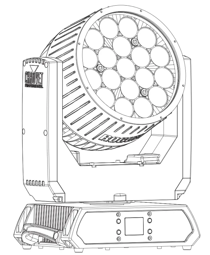 PROFESSIONAL Rogue Outcast 2X Wash Moving Head Light