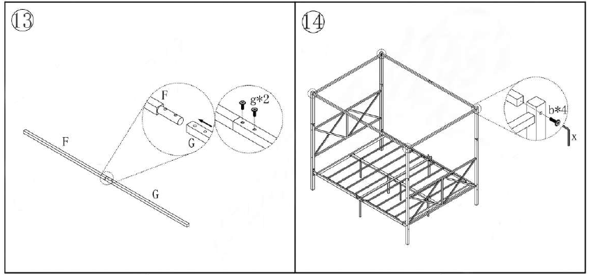 THE-HOME-DEPOT-S-747G-BK-Black-Queen-Metal-Canopy-Bed-Frame-with-X-Shaped-Frame-08