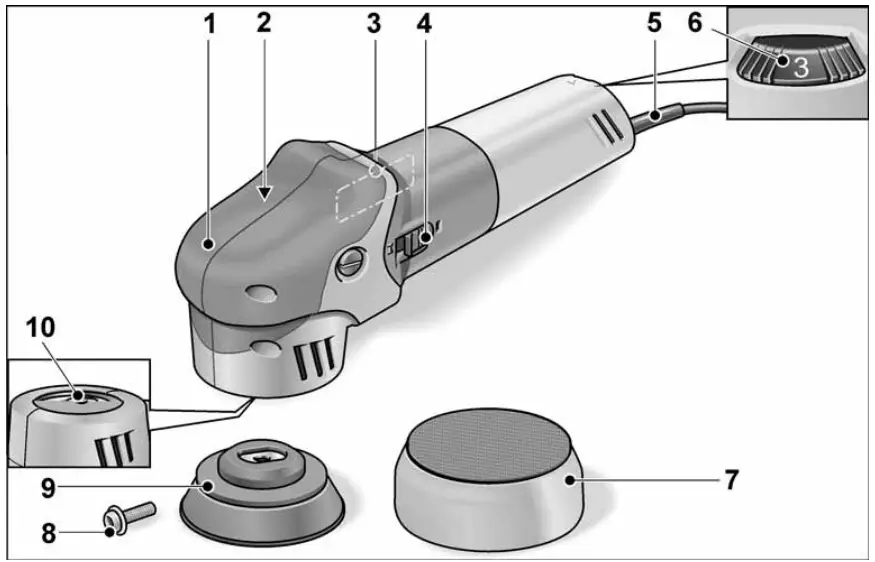 FLEX XFE 7-12 80 Random Orbital Polisher - Fig 1