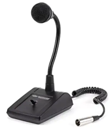 ASTATIC 390CADA19 Dynamic Omnidirectional Gooseneck Microphone