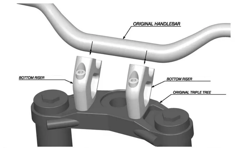 rizoma AZ453 Upper and Backward Risers - fig 4