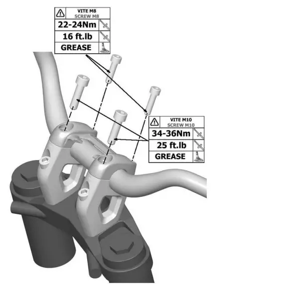 rizoma AZ453 Upper and Backward Risers - fig 5