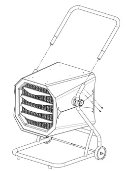 DR -Infrared-HEATER-DR-910M-Heavy-Duty-Hardwired-Shop-Garage-Heater-FIG1