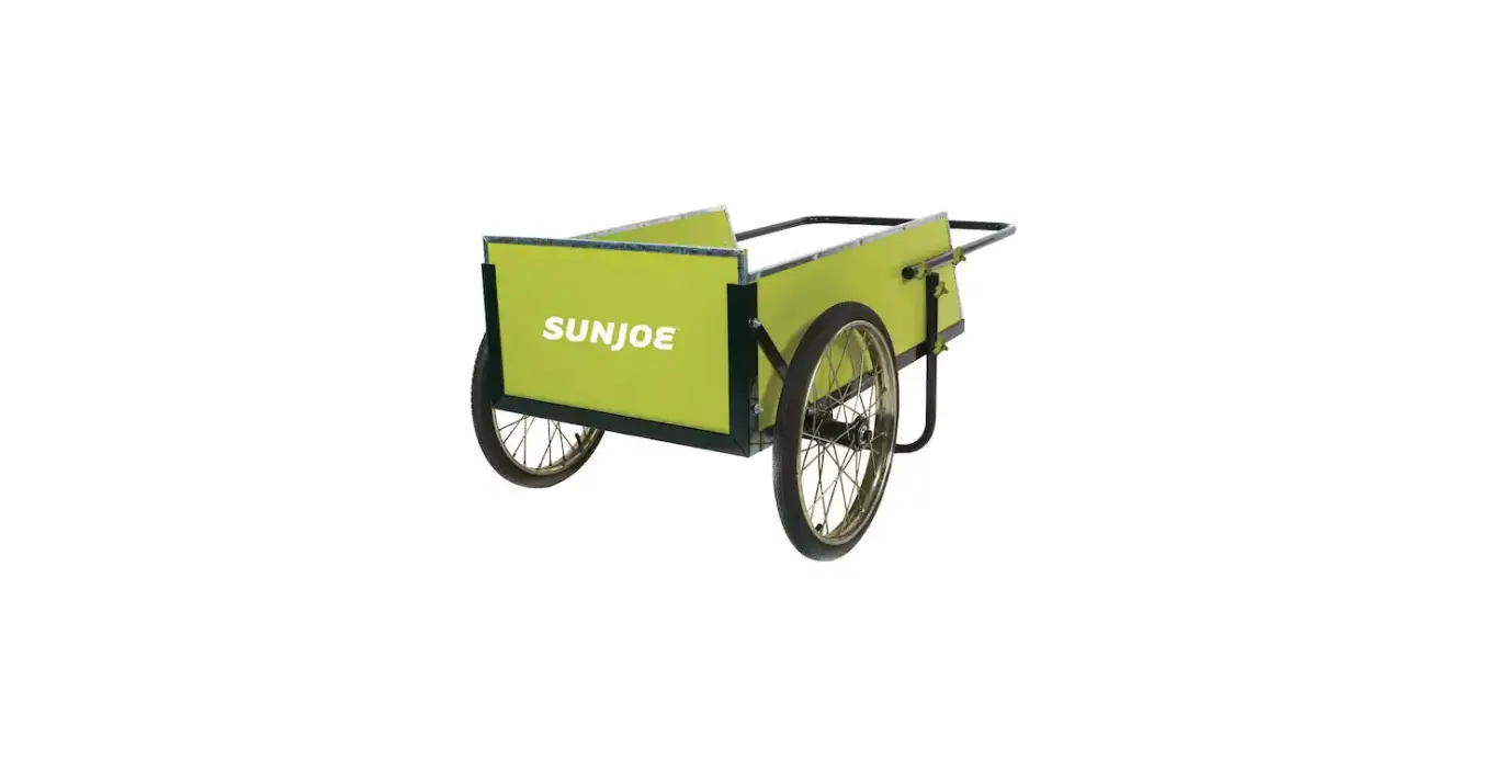 Sunjoe Sjgc7-rm Cubic Foot Heavy Duty Garden + Utility Cart, Green User Manual