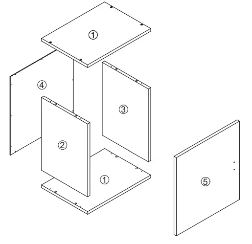 FUFU-GAGA-KF210162-3-in-1-Whit-Wood-Buffet-and-Hutch-Combination Cabinet-fig6